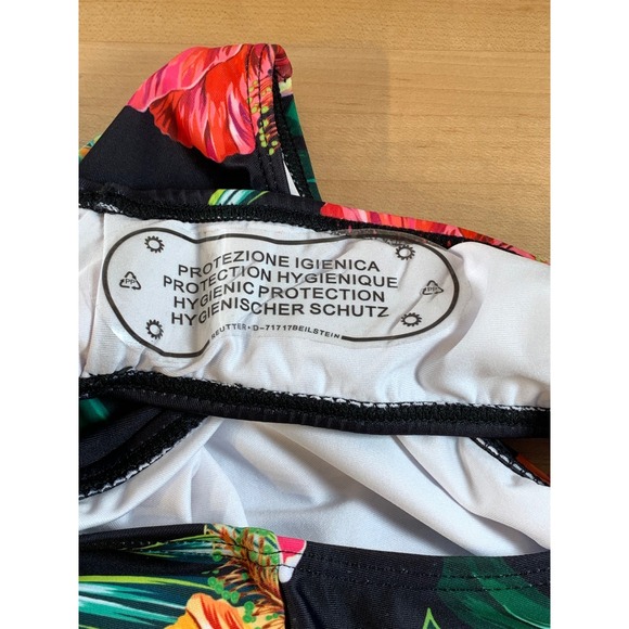 PatPat Floral‎ One Piece Swimsuit Criss Cross Straps Tropical Print S - Picture 7 of 7